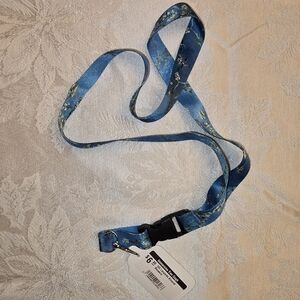 Immersive Vincent Van Gogh Almond Blossom Blue Lanyard With Clip NEW